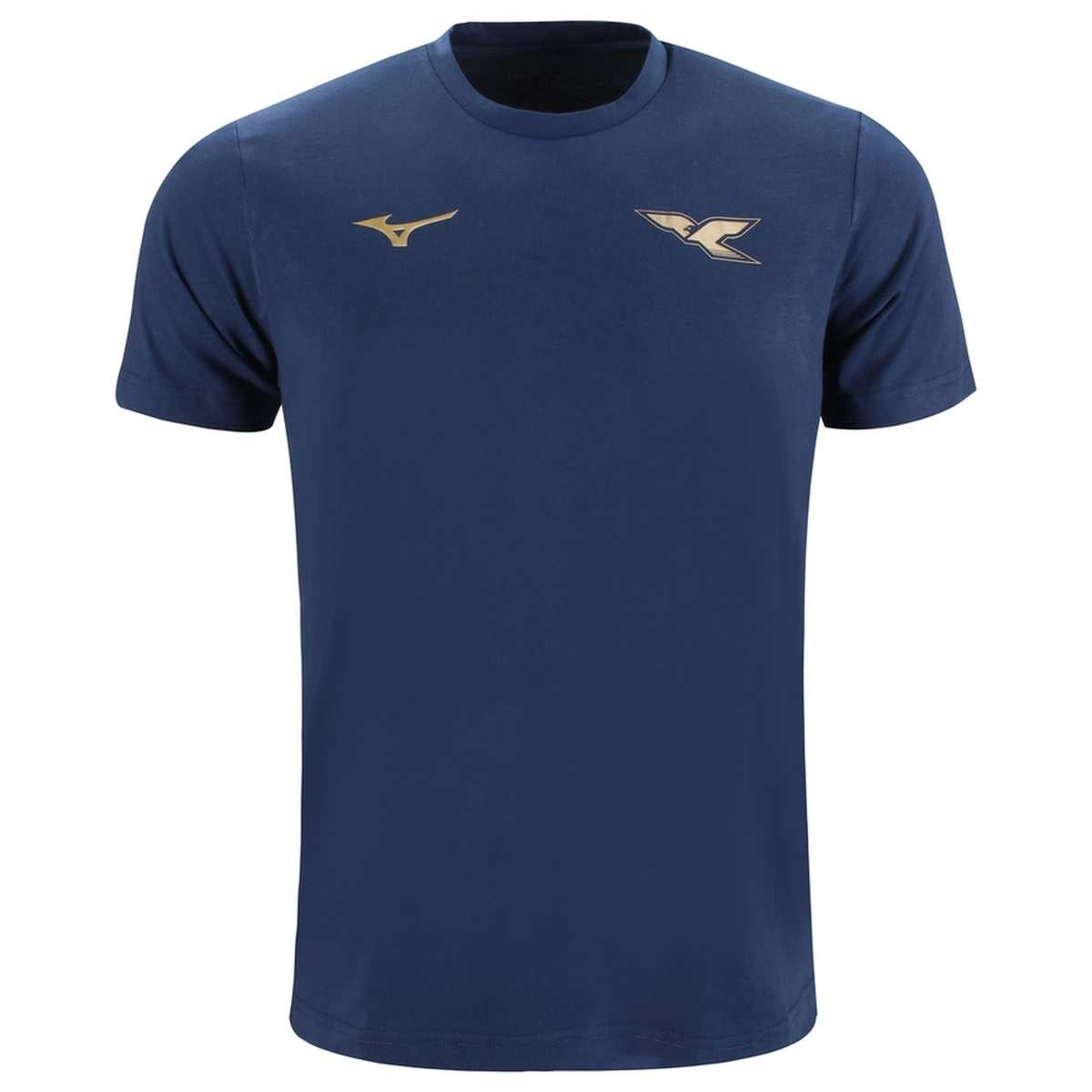 Koszulka Mizuno 125th Anniversary S.S. Lazio Cotton Tee Navy 2