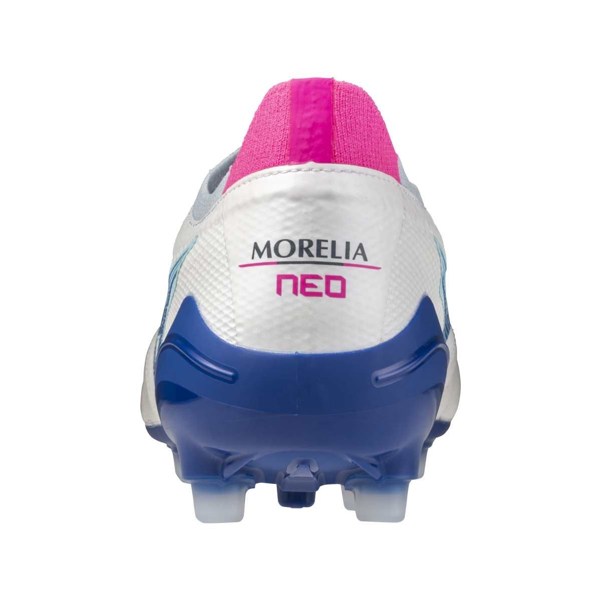 Korki Mizuno Morelia NEO IV β Elite – Biały / Niebieski / Różowy – AG