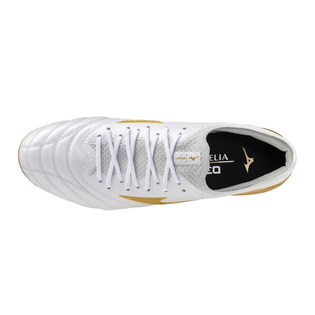 Korki Mizuno Morelia NEO IV β Japan – Biały / Złoty – Mix