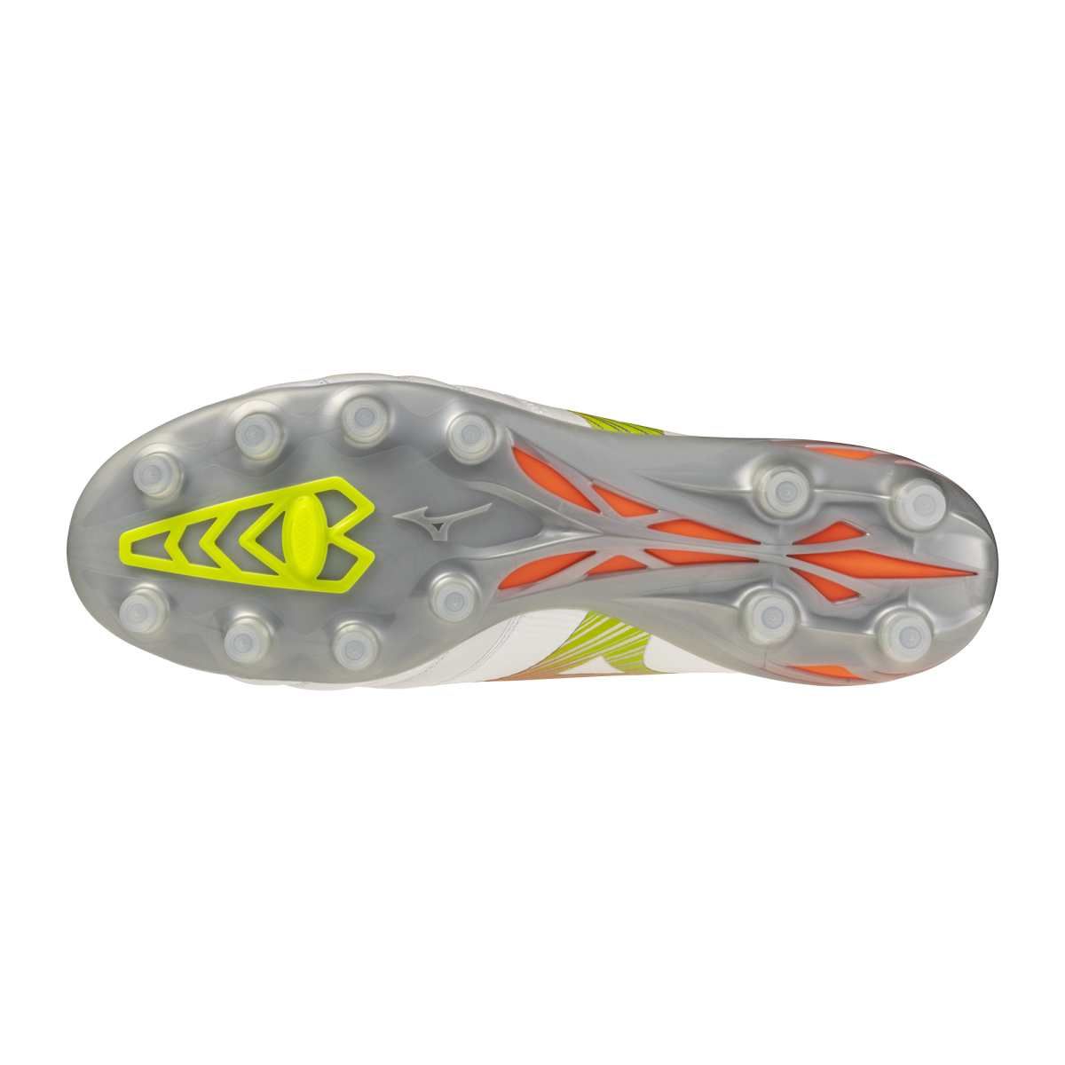 Korki Mizuno Morelia Neo V β Elite FG – White/Lava Orange/Evening Primrose