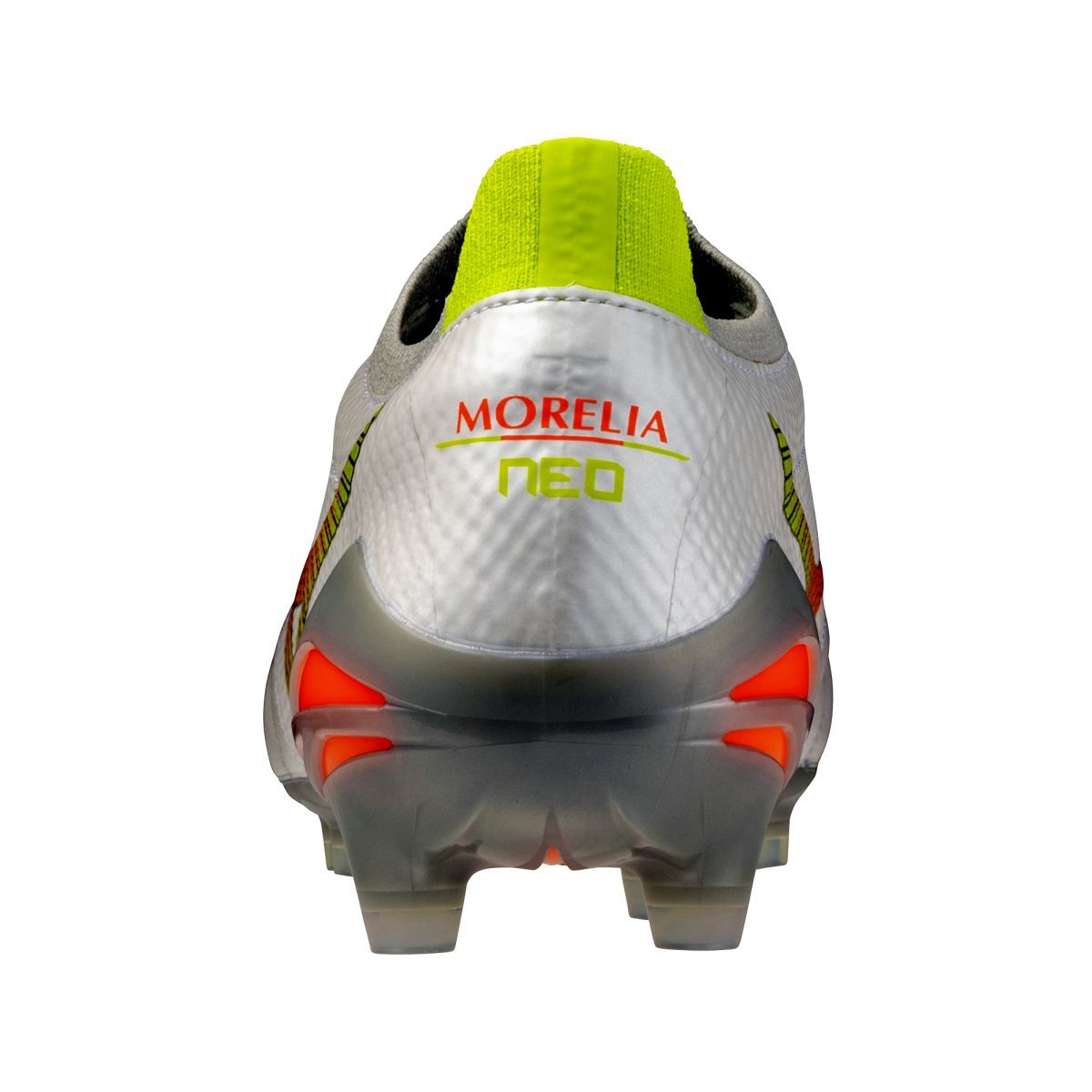 Korki Mizuno Morelia Neo V β Elite FG – White/Lava Orange/Evening Primrose